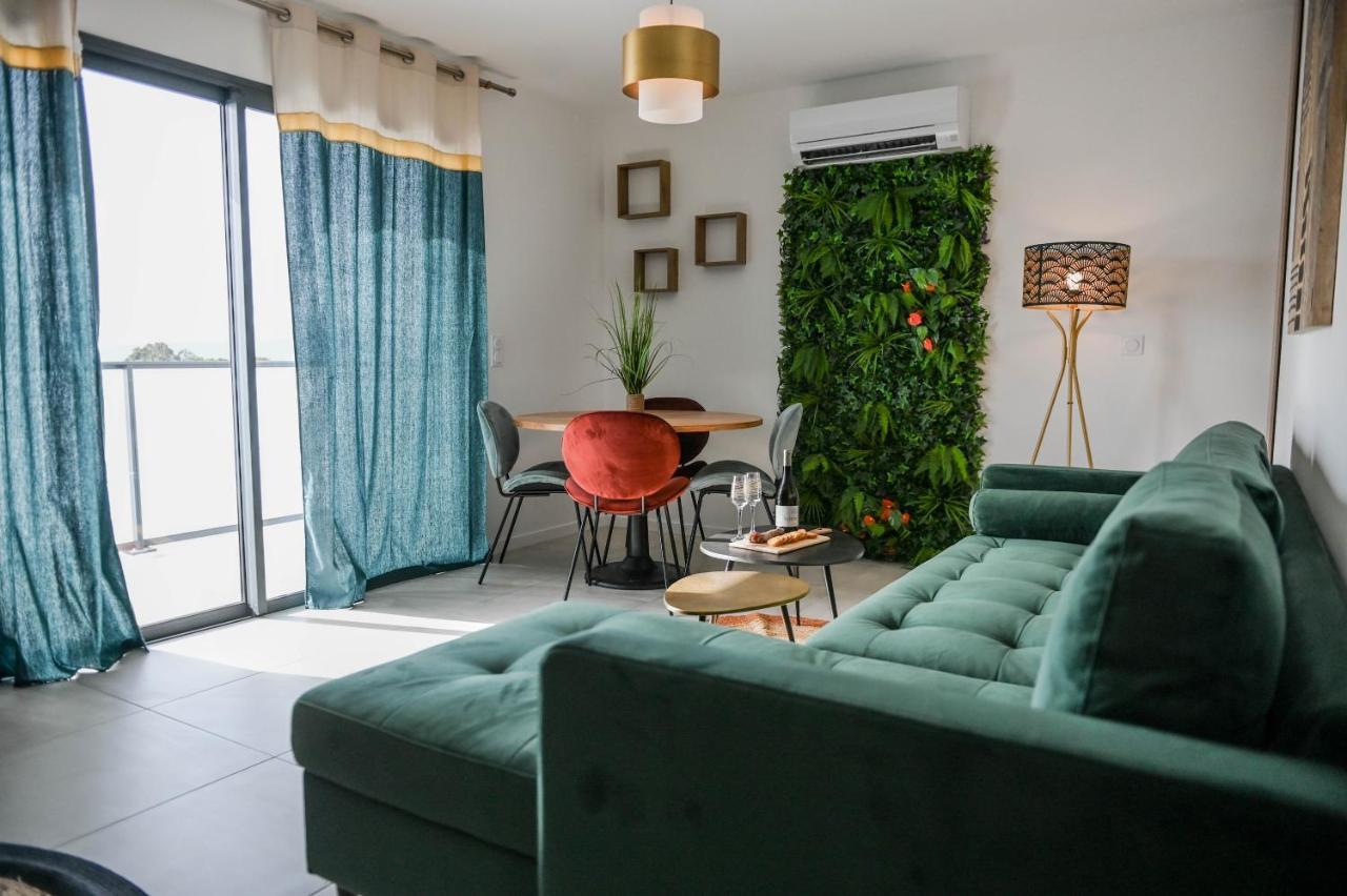Porticcio Vacations - Terrasse, Piscine, Jacuzzi, Clim - By Tgb Apartment Bagian luar foto