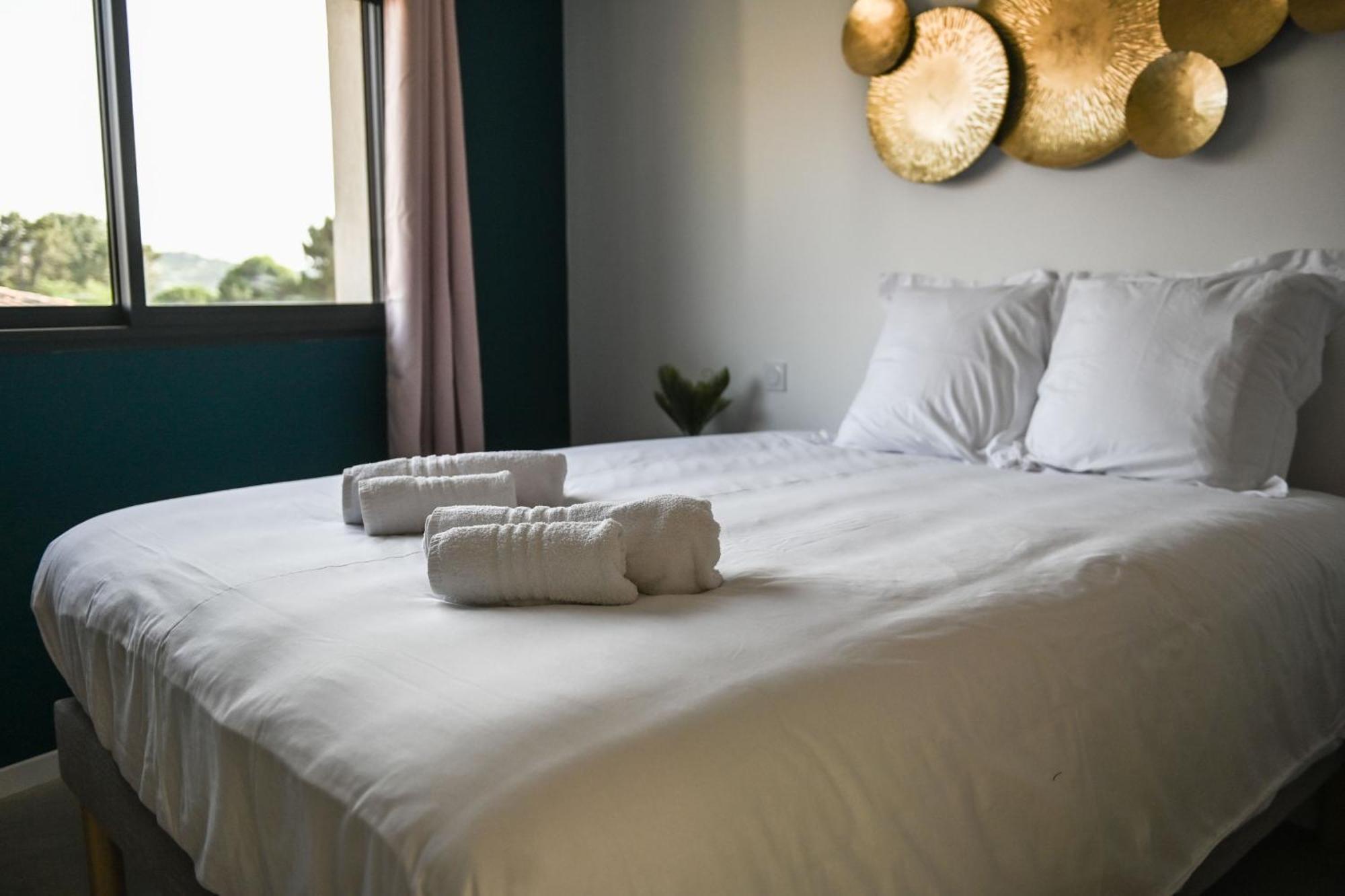 Porticcio Vacations - Terrasse, Piscine, Jacuzzi, Clim - By Tgb Apartment Bagian luar foto